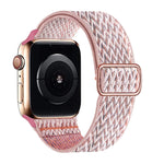 Cinturino in nylon con trama W per serie Apple Watch, 7 41mm / 6&SE&5&4 40mm / 3&2&1 38mm, 7 45mm / 6&SE&5&4 44mm / 3&2&1 42mm