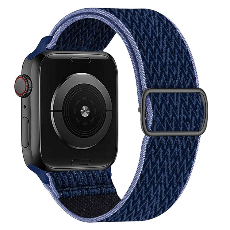 Cinturino in nylon con trama W per serie Apple Watch, 7 41mm / 6&SE&5&4 40mm / 3&2&1 38mm, 7 45mm / 6&SE&5&4 44mm / 3&2&1 42mm