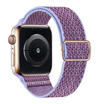 Cinturino in nylon con trama W per serie Apple Watch, 7 41mm / 6&SE&5&4 40mm / 3&2&1 38mm, 7 45mm / 6&SE&5&4 44mm / 3&2&1 42mm