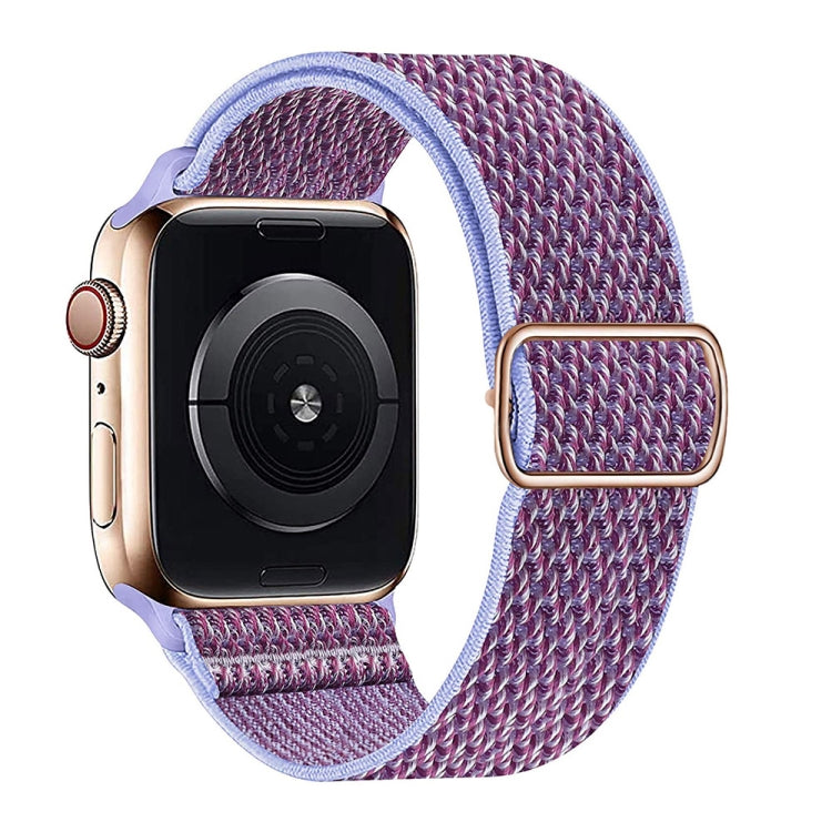 Cinturino in nylon con trama W per serie Apple Watch, 7 41mm / 6&SE&5&4 40mm / 3&2&1 38mm, 7 45mm / 6&SE&5&4 44mm / 3&2&1 42mm