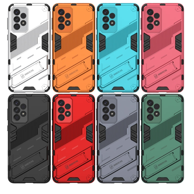 Punk Armor 2 in 1 PC + custodia per telefono antiurto in TPU con supporto invisibile, For Samsung Galaxy A33 5G, For Samsung Galaxy A53 5G, For Samsung Galaxy A73 5G