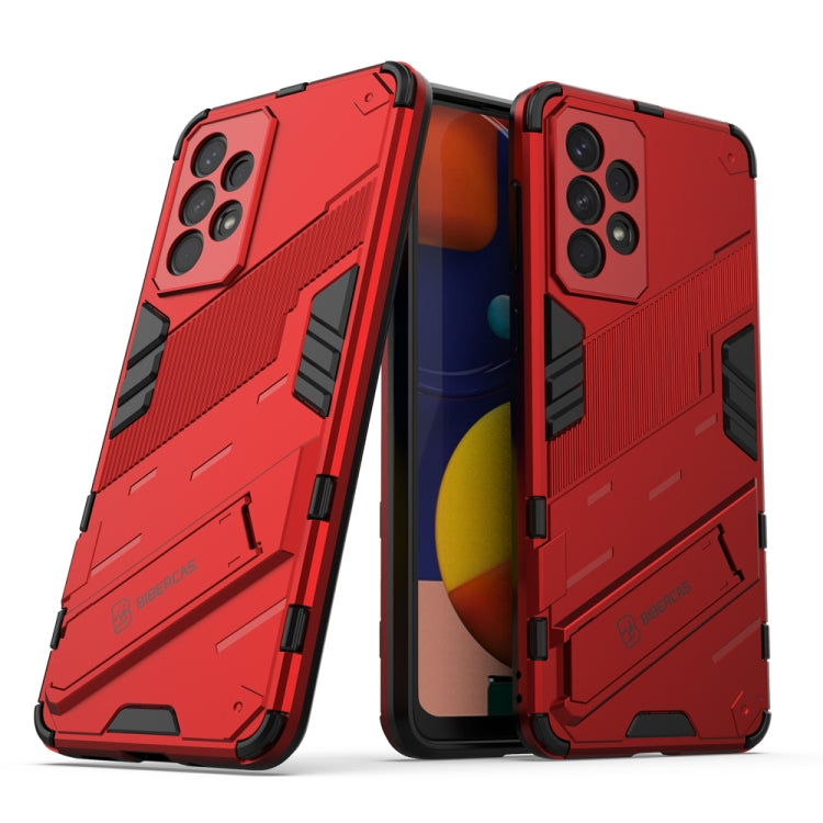 Punk Armor 2 in 1 PC + custodia per telefono antiurto in TPU con supporto invisibile, For Samsung Galaxy A33 5G, For Samsung Galaxy A53 5G, For Samsung Galaxy A73 5G