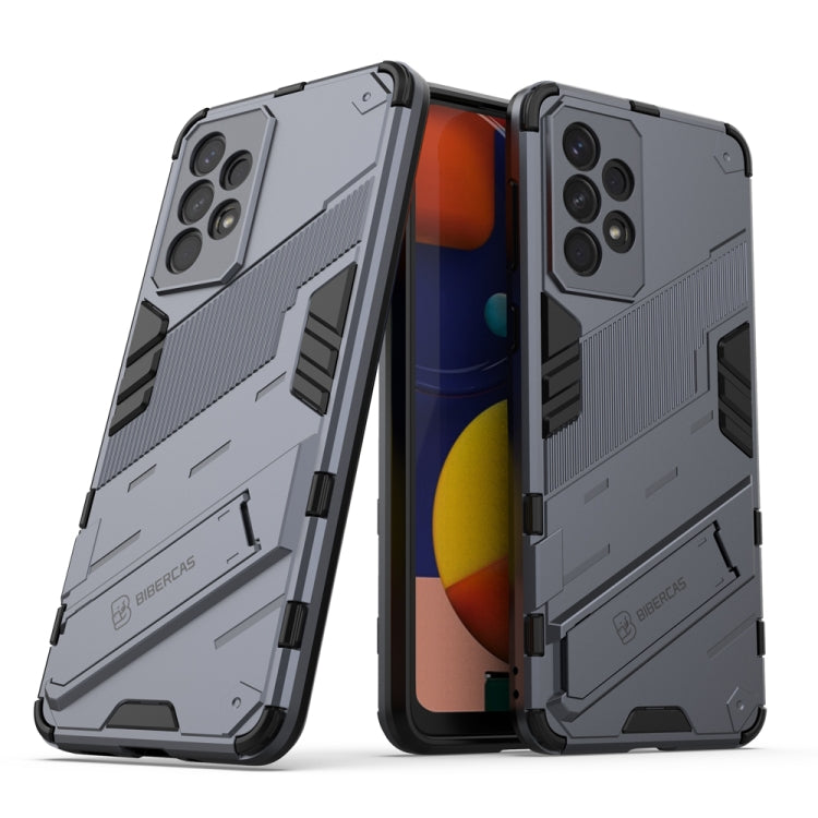 Punk Armor 2 in 1 PC + custodia per telefono antiurto in TPU con supporto invisibile, For Samsung Galaxy A33 5G, For Samsung Galaxy A53 5G, For Samsung Galaxy A73 5G