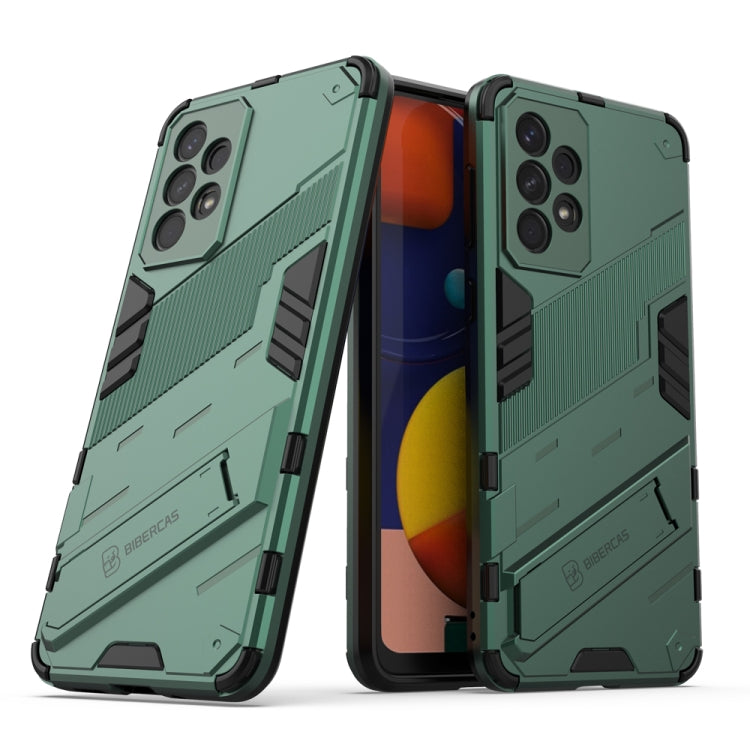 Punk Armor 2 in 1 PC + custodia per telefono antiurto in TPU con supporto invisibile, For Samsung Galaxy A33 5G, For Samsung Galaxy A53 5G, For Samsung Galaxy A73 5G