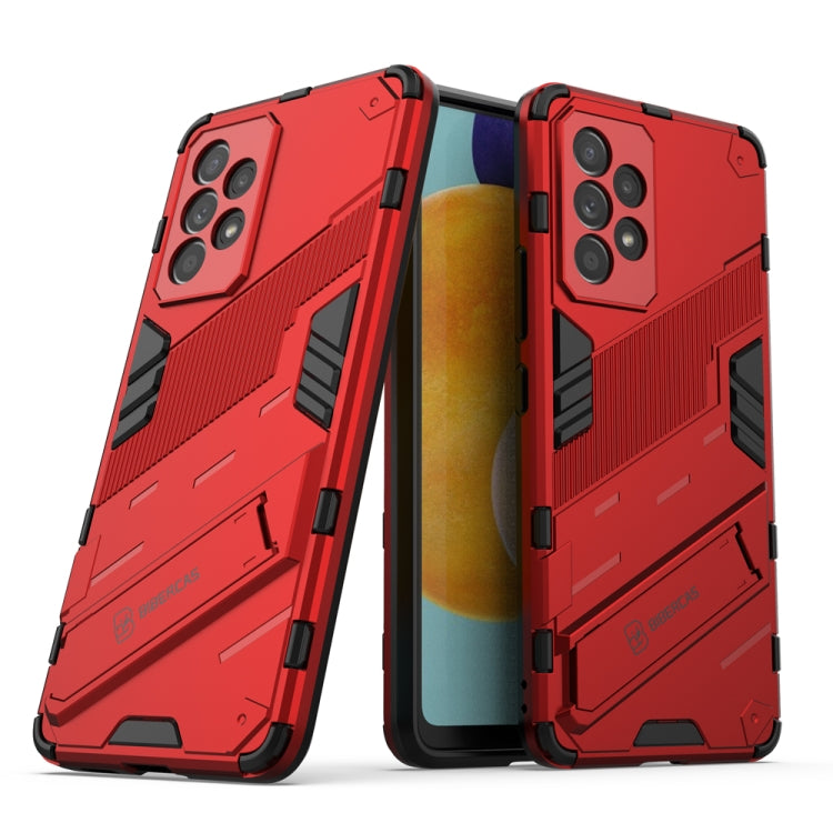 Punk Armor 2 in 1 PC + custodia per telefono antiurto in TPU con supporto invisibile, For Samsung Galaxy A33 5G, For Samsung Galaxy A53 5G, For Samsung Galaxy A73 5G
