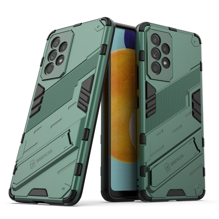 Punk Armor 2 in 1 PC + custodia per telefono antiurto in TPU con supporto invisibile, For Samsung Galaxy A33 5G, For Samsung Galaxy A53 5G, For Samsung Galaxy A73 5G