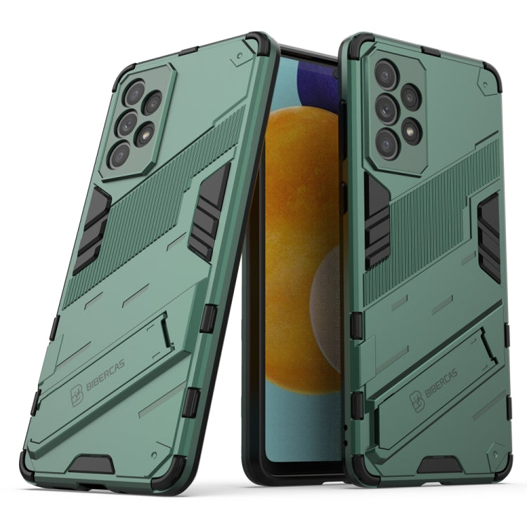 Punk Armor 2 in 1 PC + custodia per telefono antiurto in TPU con supporto invisibile, For Samsung Galaxy A33 5G, For Samsung Galaxy A53 5G, For Samsung Galaxy A73 5G