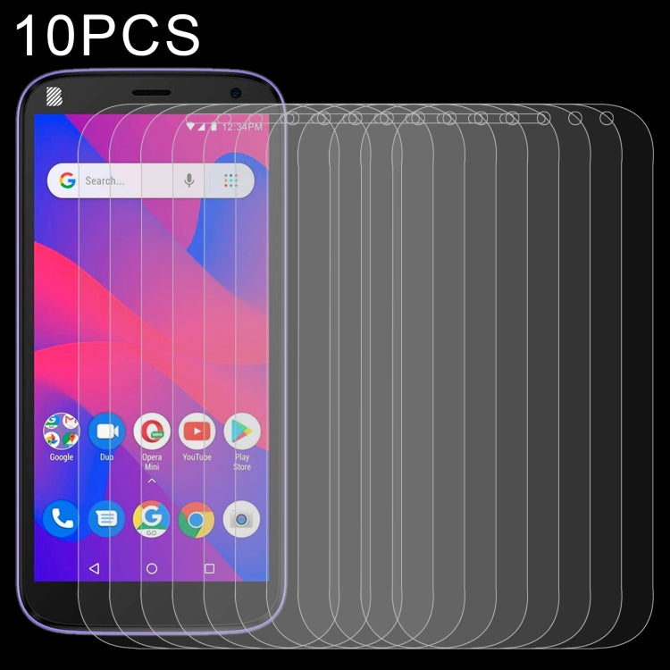 10 pellicole in vetro temperato da 0,26 mm 9H 2,5D, For BLU Studio X10+ (10 PCS), For BLU Studio X10L (10 PCS), For BLU C7 (10 PCS), For BLU G50 Plus (10 PCS), For Wiko Y52 (10 PCS), For Wiko Sunny 5 Lite (10 PCS), For BLU G60 (10 PCS)                 ...