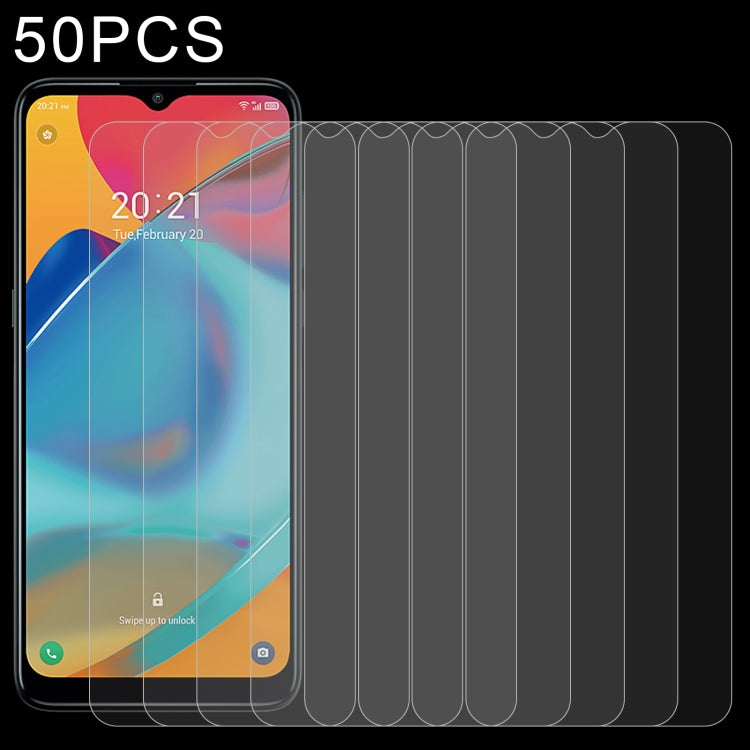 50 pellicole in vetro temperato da 0,26 mm 9H 2,5D, For BLU Studio X10+ (50 PCS), For BLU Studio X10L (50 PCS), For BLU C7 (50 PCS), For Wiko Y52 (50 PCS), For BLU G50 Plus (50 PCS), For Wiko Sunny 5 Lite (50 PCS), For BLU G60 (50 PCS)                 ...