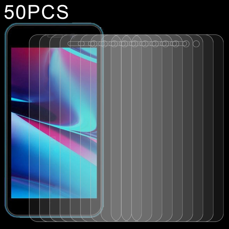 50 pellicole in vetro temperato da 0,26 mm 9H 2,5D, For BLU Studio X10+ (50 PCS), For BLU Studio X10L (50 PCS), For BLU C7 (50 PCS), For Wiko Y52 (50 PCS), For BLU G50 Plus (50 PCS), For Wiko Sunny 5 Lite (50 PCS), For BLU G60 (50 PCS)                 ...
