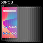 50 pellicole in vetro temperato da 0,26 mm 9H 2,5D, For BLU Studio X10+ (50 PCS), For BLU Studio X10L (50 PCS), For BLU C7 (50 PCS), For Wiko Y52 (50 PCS), For BLU G50 Plus (50 PCS), For Wiko Sunny 5 Lite (50 PCS), For BLU G60 (50 PCS)                 ...