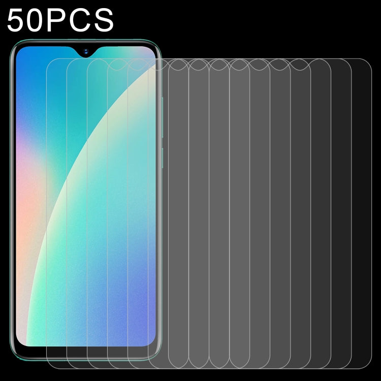 50 pellicole in vetro temperato da 0,26 mm 9H 2,5D, For BLU Studio X10+ (50 PCS), For BLU Studio X10L (50 PCS), For BLU C7 (50 PCS), For Wiko Y52 (50 PCS), For BLU G50 Plus (50 PCS), For Wiko Sunny 5 Lite (50 PCS), For BLU G60 (50 PCS)                 ...