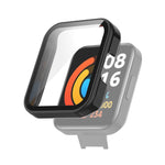 PC + custodia protettiva per orologio in vetro temperato, For Xiaomi Redmi Watch 2 Lite