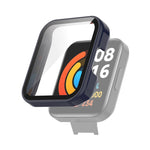 PC + custodia protettiva per orologio in vetro temperato, For Xiaomi Redmi Watch 2 Lite