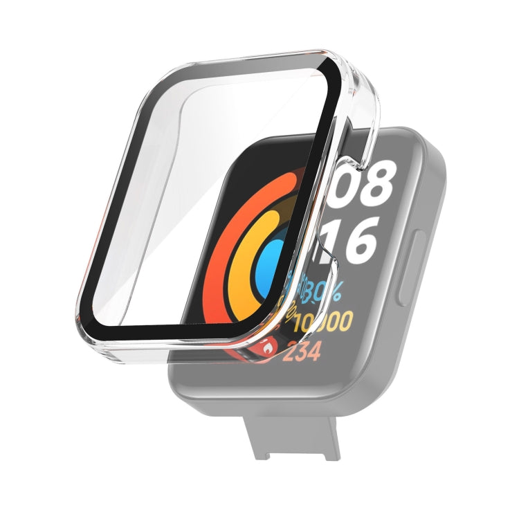 PC + custodia protettiva per orologio in vetro temperato, For Xiaomi Redmi Watch 2 Lite
