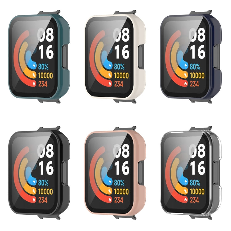 PC + custodia protettiva per orologio in vetro temperato, For Xiaomi Redmi Watch 2 Lite