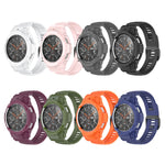 Cinturino integrato in silicone sportivo in fibra di carbonio, For Samsung Galaxy Watch4 40mm, For Samsung Galaxy Watch4 Classic 42mm