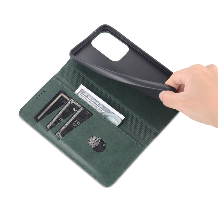 AZNS Custodia per telefono in pelle a vibrazione orizzontale con struttura in vitello magnetico, For Samsung Galaxy A33 5G, For Samsung Galaxy S22, For Samsung Galaxy S22+