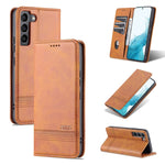 AZNS Custodia per telefono in pelle a vibrazione orizzontale con struttura in vitello magnetico, For Samsung Galaxy A33 5G, For Samsung Galaxy S22, For Samsung Galaxy S22+