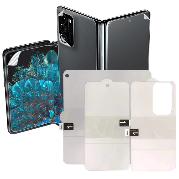 Full Screen Protector Pellicola idrogel antideflagrante, For OPPO Find N (Big Screen + Front Rear Film) (1 PC), For OPPO Find N (Front Film) (1 PC), For OPPO Find N (Big Screen) (1 PC), For OPPO Find N (Front Rear Film) (1 PC)                          ...