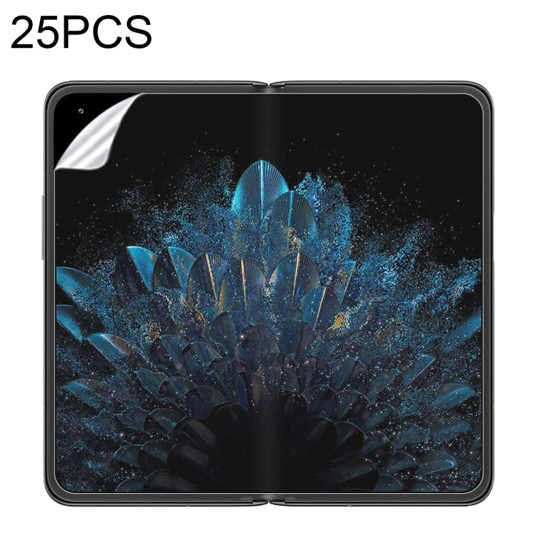 25 PCS Full Screen Protector Pellicola idrogel antideflagrante, For OPPO Find N (Big Screen + Front Rear Film) (25 PCS), For OPPO Find N (Front Film) (25 PCS), For OPPO Find N (Big Screen) (25 PCS), For OPPO Find N (Front Rear Film) (25 PCS)           ...