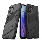 Punk Armor 2 in 1 PC + custodia per telefono antiurto in TPU con supporto invisibile, For OPPO Reno7 SE 5G, For Xiaomi Mi 12