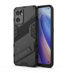 Punk Armor 2 in 1 PC + custodia per telefono antiurto in TPU con supporto invisibile, For OPPO Reno7 SE 5G, For Xiaomi Mi 12
