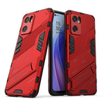 Punk Armor 2 in 1 PC + custodia per telefono antiurto in TPU con supporto invisibile, For OPPO Reno7 SE 5G, For Xiaomi Mi 12