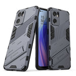 Punk Armor 2 in 1 PC + custodia per telefono antiurto in TPU con supporto invisibile, For OPPO Reno7 SE 5G, For Xiaomi Mi 12