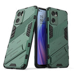 Punk Armor 2 in 1 PC + custodia per telefono antiurto in TPU con supporto invisibile, For OPPO Reno7 SE 5G, For Xiaomi Mi 12