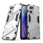 Punk Armor 2 in 1 PC + custodia per telefono antiurto in TPU con supporto invisibile, For OPPO Reno7 SE 5G, For Xiaomi Mi 12