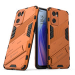 Punk Armor 2 in 1 PC + custodia per telefono antiurto in TPU con supporto invisibile, For OPPO Reno7 SE 5G, For Xiaomi Mi 12