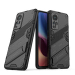 Punk Armor 2 in 1 PC + custodia per telefono antiurto in TPU con supporto invisibile, For OPPO Reno7 SE 5G, For Xiaomi Mi 12