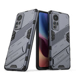 Punk Armor 2 in 1 PC + custodia per telefono antiurto in TPU con supporto invisibile, For OPPO Reno7 SE 5G, For Xiaomi Mi 12