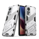Punk Armor 2 in 1 PC + custodia per telefono antiurto in TPU con supporto invisibile, For OPPO Reno7 SE 5G, For Xiaomi Mi 12