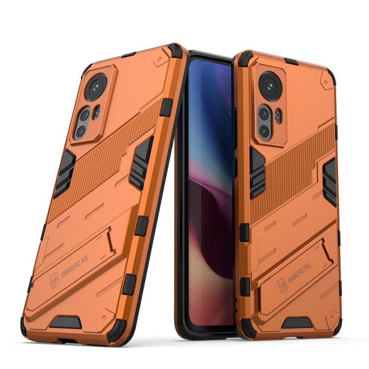 Punk Armor 2 in 1 PC + custodia per telefono antiurto in TPU con supporto invisibile, For OPPO Reno7 SE 5G, For Xiaomi Mi 12