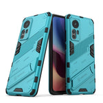Punk Armor 2 in 1 PC + custodia per telefono antiurto in TPU con supporto invisibile, For OPPO Reno7 SE 5G, For Xiaomi Mi 12