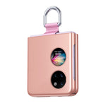 Custodia per telefono con cordino in pelle, For Huawei P50 Pocket