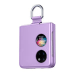 Custodia per telefono con cordino in pelle, For Huawei P50 Pocket