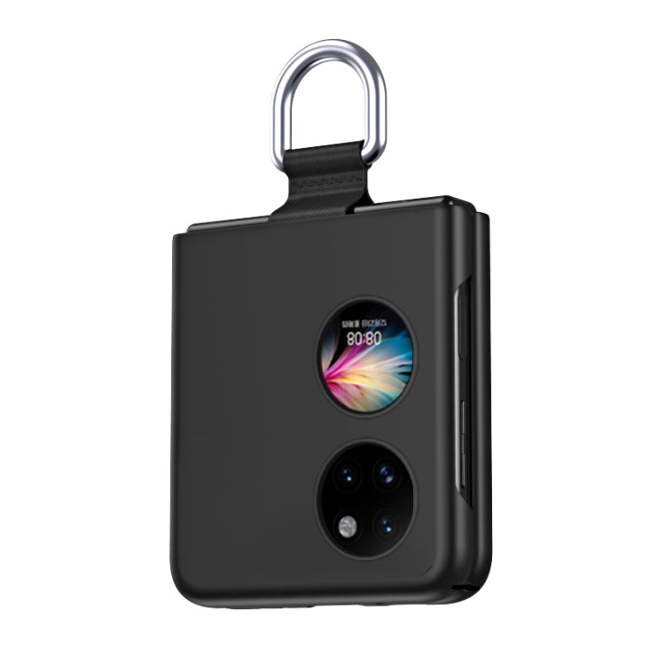 Custodia per telefono con cordino in pelle, For Huawei P50 Pocket