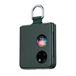 Custodia per telefono con cordino in pelle, For Huawei P50 Pocket