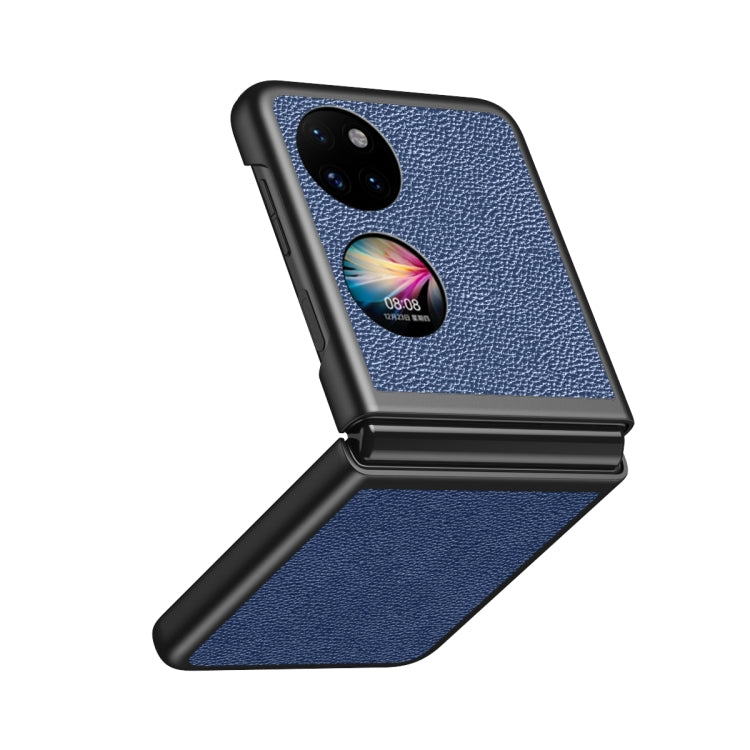 Custodia per telefono antiurto con texture Litchi, For Huawei P50 Pocket