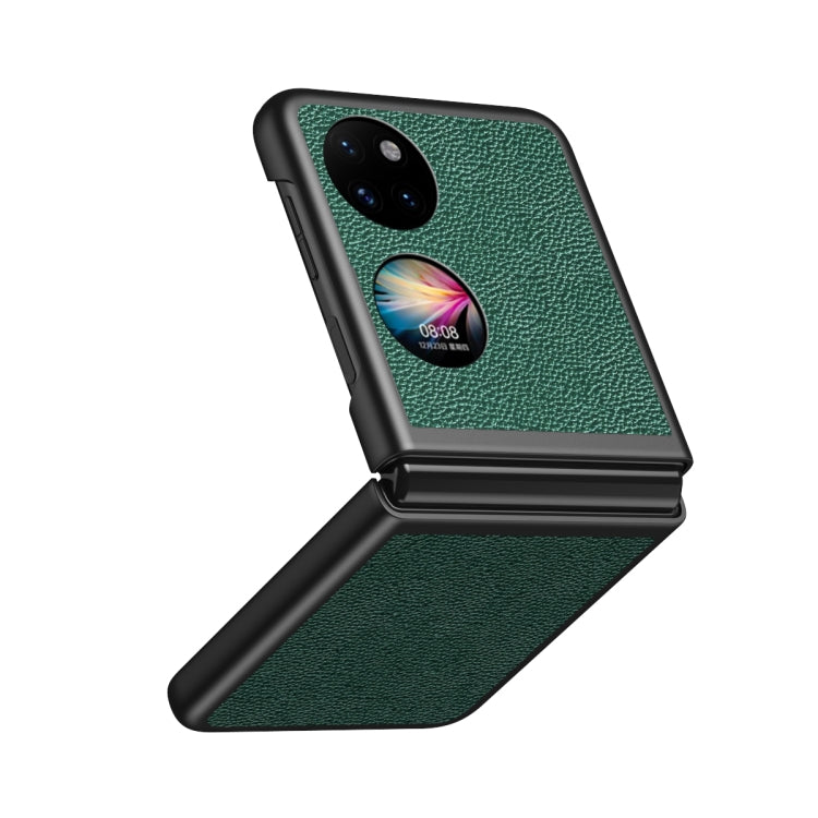 Custodia per telefono antiurto con texture Litchi, For Huawei P50 Pocket