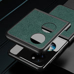 Custodia per telefono antiurto con texture Litchi, For Huawei P50 Pocket