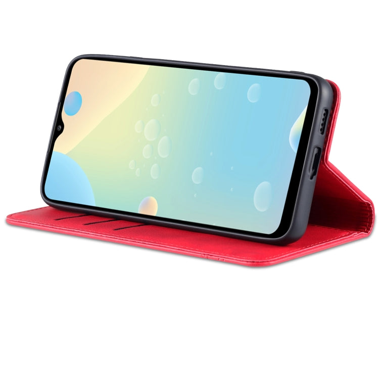 AZNS Custodia per telefono in pelle a vibrazione orizzontale con struttura in vitello magnetico, For Samsung Galaxy A53 5G