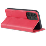 AZNS Custodia per telefono in pelle a vibrazione orizzontale con struttura in vitello magnetico, For Samsung Galaxy A53 5G