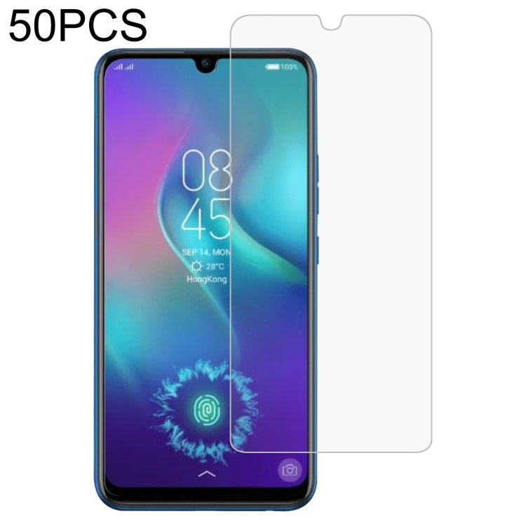 50 pellicole in vetro temperato da 0,26 mm 9H 2,5D, For Oukitel WP10 (50 PCS), For Ulefone Armor 3T (50 PCS), For Ulefone Armor 3 (50 PCS), For Tecno Camon 12 Pro (50 PCS), For Sony Ericsson Xperia 10 II (50 PCS), For Tecno L9 Plus (50 PCS)            ...