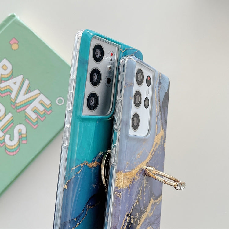 Custodia per telefono in marmo glitterato con supporto ad anello, For Samsung Galaxy S22 5G, For Samsung Galaxy S22+ 5G, For Samsung Galaxy S22 Ultra 5G, For Samsung Galaxy A13, For Samsung Galaxy A53 5G, For Samsung Galaxy A33 5G                      ...