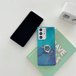 Custodia per telefono in marmo glitterato con supporto ad anello, For Samsung Galaxy S22 5G, For Samsung Galaxy S22+ 5G, For Samsung Galaxy S22 Ultra 5G, For Samsung Galaxy A13, For Samsung Galaxy A53 5G, For Samsung Galaxy A33 5G                      ...