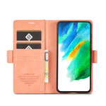 LC.IMEEKE PU + TPU Cassa del telefono in pelle con sensazione delicata sulla pelle, For Samsung Galaxy S22+ 5G